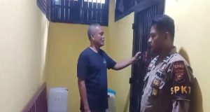 Giat Pengecekan Tahanan di Rutan Polsek Kampar kiri, Sabtu 21-Oktober-2023