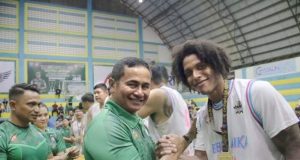 Pangdam XII/Tpr Tutup Secara Resmi Tanjungpura Cup Basketball Competition 2023