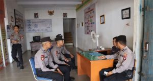 Kasatgas Preventif Ops Mantap Brata Kapuas 2023/2024 Pimpin Patroli Objek Vital
