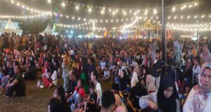 Ribuan Warga Padati Lokasi Malam Pembukaan Napak Tilas 2023