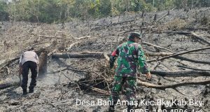 Babinsa Koramil 1202-01/Bky Cek Titik Hotspot