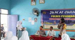 Pesan Penting Untuk Generasi Muda, Polres Pesawaran Gelar Jum’at Curhat di SMK Pelita