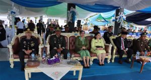 Kapolres Kep. Talaud AKBP Muhammad Chaidir SH. SIK. MM Menghadiri Upacara Peringatan Hari Sumpah Pemuda ke-95, Bersamaan Dengan HUT Bupati Dr dr. Elly Engelbert Lasut ME