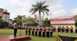 Sertijab PJU Polres Gunungkidul dilaksanakan Di Halaman Polres Gunungkidul Berjalan Lancar