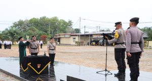 AKBP Arif Kurniatan S.I.K., M.M., Pimpin Pelantikan Kasat Reskrim Polres Beltim Dan Kapolsek Gantung