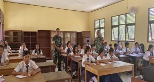 Babinsa 1202-01/BKY Edukasi Butir butir Pancasila bersama Warga Binaan