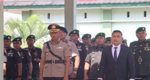Wakapolres Jembrana Hadiri Upacara Peresmian Alih Komando dan Pengendalian Yonif 741/Garuda Nusantara