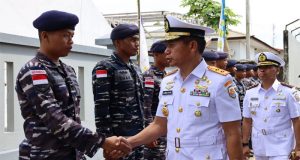 Pangkoarmada III Resmikan Lanal Tipe C Nabire