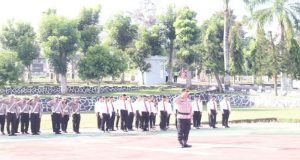 Polres Landak Gelar Upacara Bendera Peringati Semangat Juang Pahlawan 10 November 2023