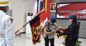 Pensucian Dhuaja Satbrimob Polda Kalbar Menyambut HUT Korps Brimob Polri ke 78