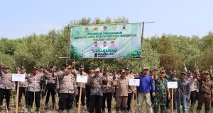 Gelar Tanam Pohon Bersama Kemenko PMK, Kapolres Demak : Jangan Sampai Kegiatan Ini Sebatas Seremonial