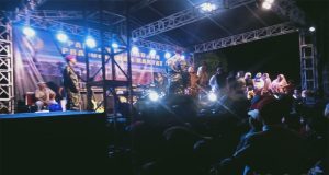 Hiburan Prajurit dan Rakyat Malam Puncak HUT Koreps Marinir Ke-78