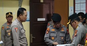 Tim Asistensi dan Pamatwil Operasi Kepolisian Terpusat Matap Brata Kapuas 2022-2023 Kunjungi Polres Singkawang