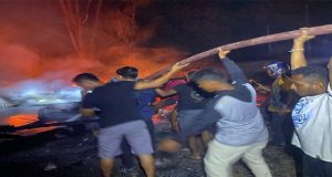 Dalam Sehari Si Jago Merah Melahap Dua Bangunan Rumah Warga Didua Tempat Berbeda