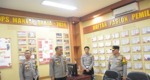 Kapolda Sulteng cek Posko Operasi Mantap Brata Tinombala dan berikan motivasi Anggotanya