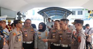 Tinjau Persiapan Arus NATARU Tahun 2024 Kakorlantas Polri Lakukan Kunker di Pelabuhan ASDP Gilimanuk