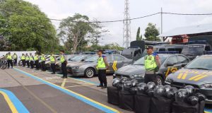 Arahan Wakapolres Jembrana dalam Apel Ops Mantap Brata Agung 2023-2024 Tahap Kampanye