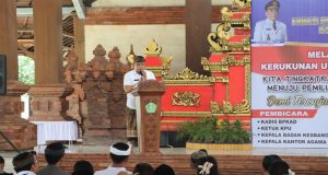 Kapolres Jembrana Hadiri Kegiatan Pembinaan Kerukunan Ummat Beragama