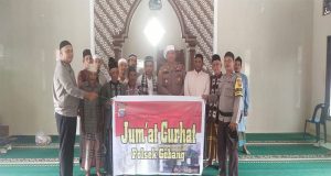 Jumat Curhat, Polsek Gebang Polres Langkat Dengar Langsung Keluhan Warga