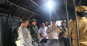 Kapolda Sumut Bersama Kapolres Kab. Humbang Hasundutan Dolok Sanggul, Kunjungi Lokasi Bencana Alam