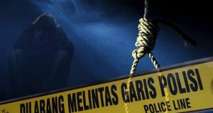 Seorang Pria Ditemukan Tewas Gantung Diri, Polres Beltim Lakukan Olah TKP