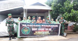 Sambangi Panti Asuhan, Dandim1203/Ktp Pimpin Baksos Hari Juang TNI AD Ke – 78 Tahun 2023