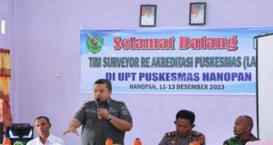 Puskesmas Hanopan Kecamatan Arse Di Re-Akreditasi