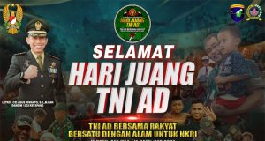 Pimpin Upacara Peringatan Hari Juang TNI AD Ke-78, Dandim 1203/Ktp Bacakan Amanat Kasad