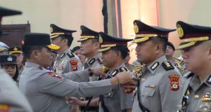 Kapolda Bali Pimpin Sertijab Beberapa Pejabat Utama di Polda Bali