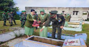 Peringati Hari Juang TNI-AD, Kodim Gelar Upacara Ziarah dan Tabur Bunga