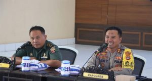 Rapat Koordinasi Eksternal Ops Lilin Agung 2023 Pengamanan Perayaan Natal dan Tahun Baru 2024 di Polres Jembrana