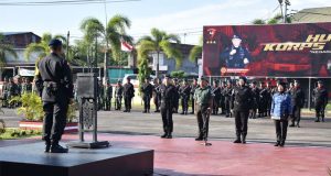 Upacara Hari Kesadaran Nasional Brimob Kalbar Bersama TNI