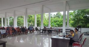 Tatap muka, silahturahmi kamtibmas pekerja ojek nabire bersama Kapolres Nabire