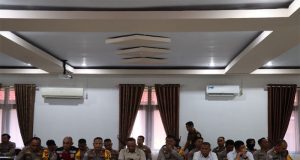 Hadapai Nataru Polres Landak Gelar Rakor Lintas Sektoral Operasi Lilin Kapuas 2023