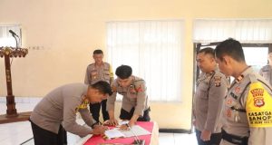 Kapolres Jembrana Sosialisasikan DIPA T.A. 2024 dan Penandatanganan Fakta Integritas