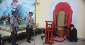 Polres Merauke Gelar Sterilisasi, Jamin Keamanan Ibadah Natal