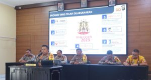 Kapolres Jembrana Gelar Press Conference Akhir Tahun 2023