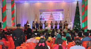 Keluarga besar Polres Nabire rayakan Natal 2023