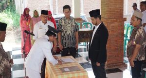Pengambilan Sumpah Janji “Bagus Wahyu Wibowo, S.pd, Sebagai Perangkat Terlantik