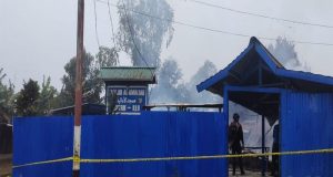 Danrem 173/PVB Tanggapi Kebakaran Masjid Di Ilu Puncak Jaya