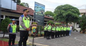 Begini Arahan Kapolres Jembrana Saat Apel Persiapan Antisipasi Malam Tahun Baru 2024