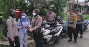 Personel OMB UKL 5 Polres Singkawang Lakukan Pengamanan Kampanye di Singkawang Barat