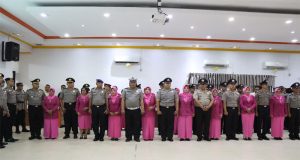41 Anggota Polres Ketapang Laksanakan Korp Kenaikan Pangkat