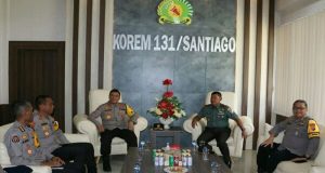 Kapolda Sulut Laksanakan Kunjungan Silaturahmi ke Markas TNI AD, AU dan KPU Provinsi