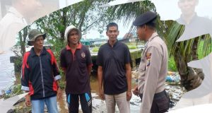 Kapolsek Reteh Polres Inhil dan Anggotanya Aktif Melaksanakan Patroli Dialogis Untuk Menciptakan Suasana Sejuk dan Damai Jelang Pemilu Serentak