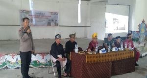 Kapolsek Reteh Ajak Masyarakat Jaga Pemilu Damai 2024