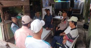 Patroli HARKAMTIBMAS dan Cooling System untuk Pemilu Damai di Wilayah Hukum Polsek Tembilahan Hulu