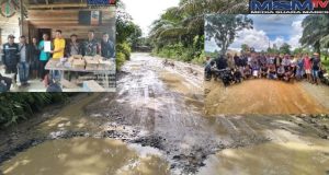 Akibat Akses Jalan Rusak Parah Warga Masyarakat Unjuk Rasa Meminta Aktivitas Tambang Pasir Galian C Di Tutup