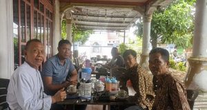 Kodim 0314/Inhil dan MediaSuaraMabes Komunikasi di Kedai Kopi, Ini Tujuannya