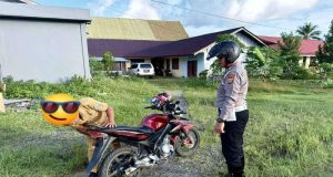 Kasatlantas Kab Talaud Sweeping Knalpot Brong